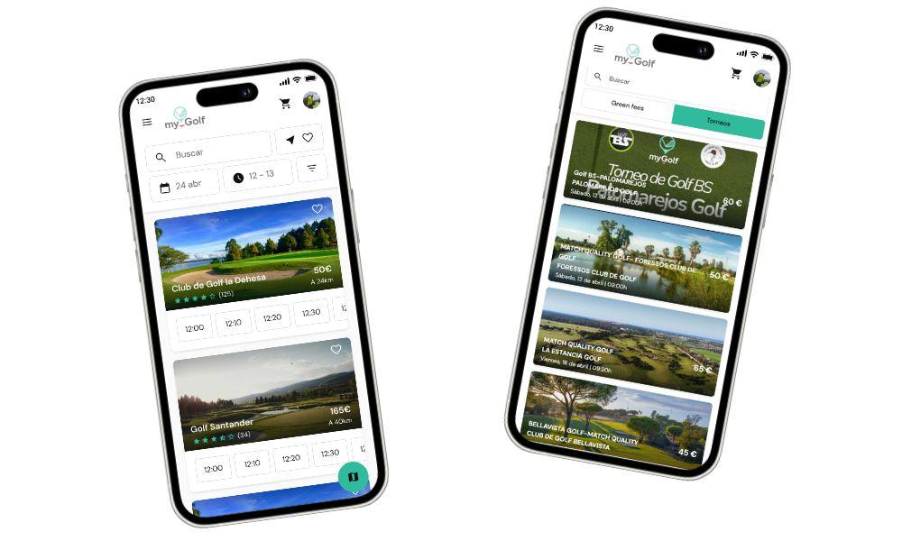 Lanzamiento web App myGolf