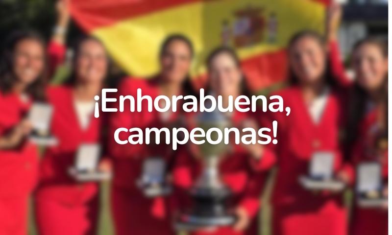 Golf femenino España campeona absoluta 2025 tras vencer a Francia