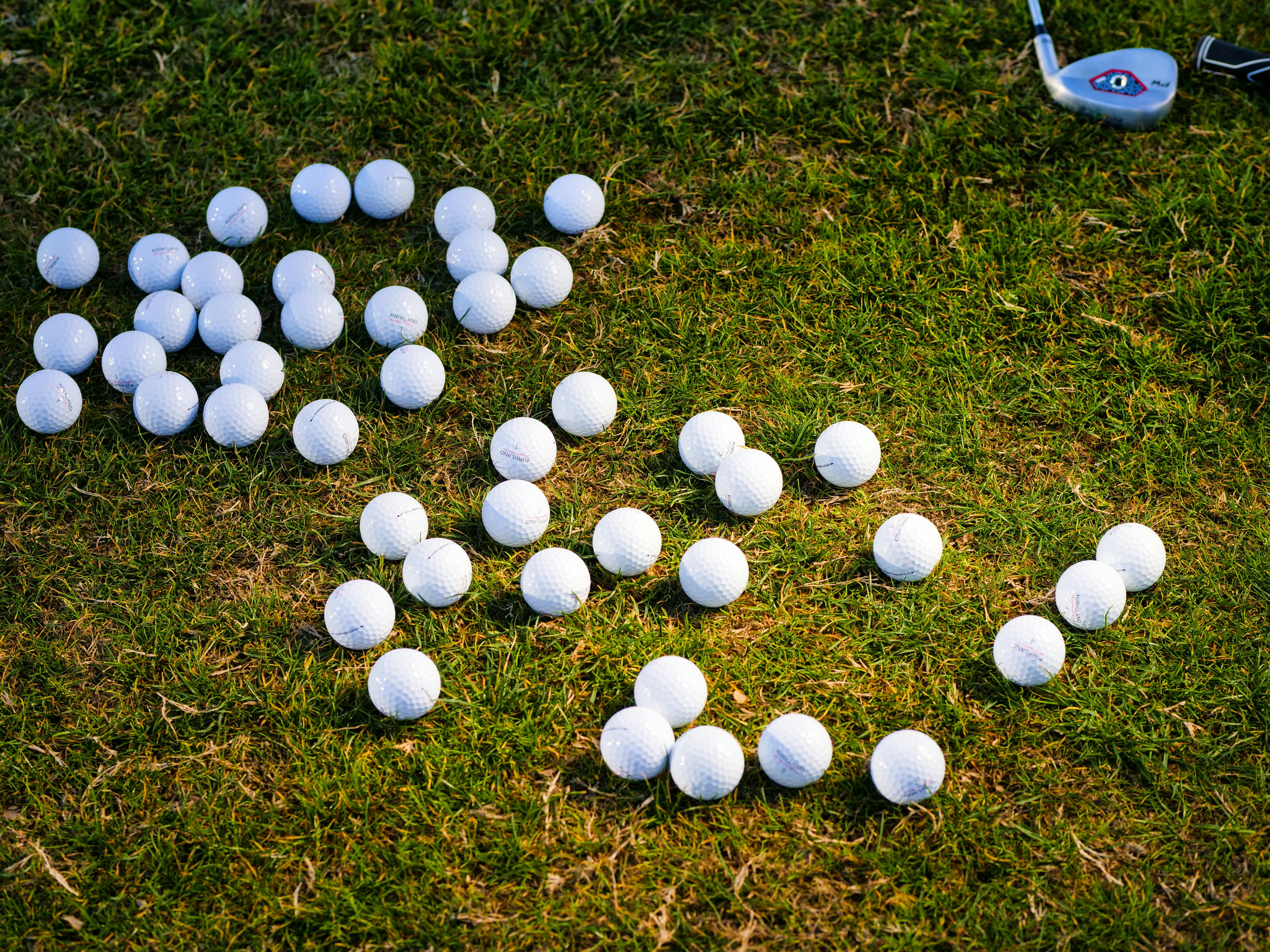 bolas de golf recuperadas
