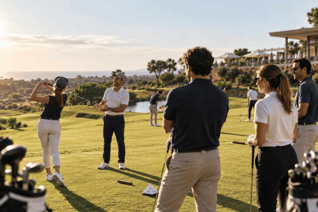 team building golf